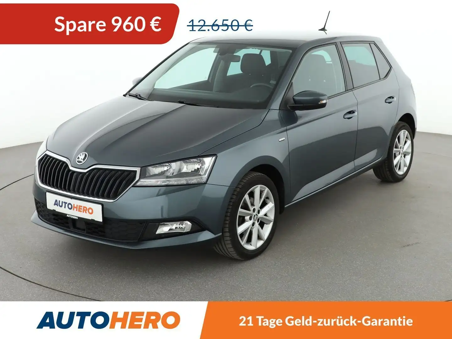 Skoda Fabia 1.0 TSI Clever*APP*ACC*SHZ*KLIMA*ALU* Grau - 1