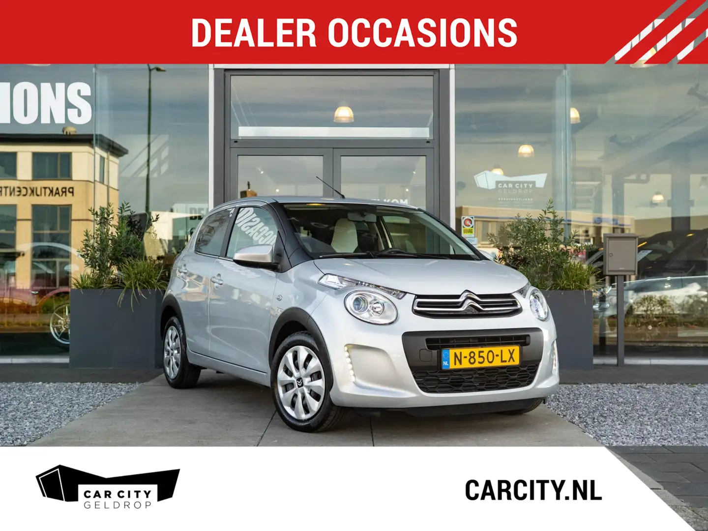 Citroen C1 1.0 VTi Millenium / Stoelverwarming / CarPlay / Ca Gris - 1