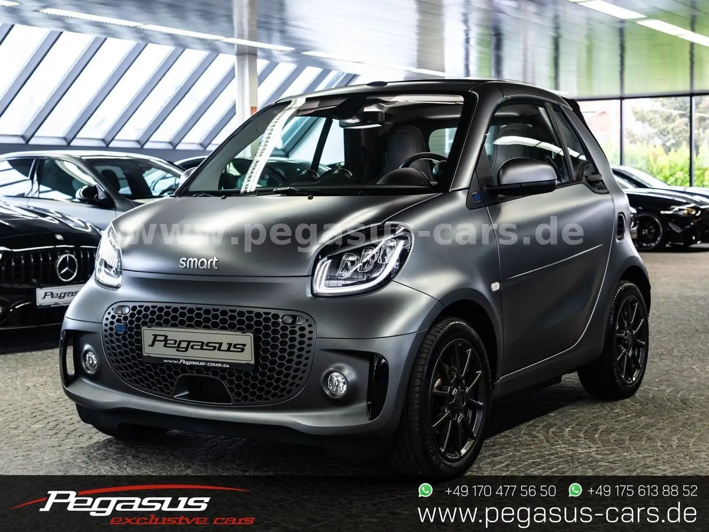 smart forTwo fortwo EQ cabrio  BRABUS*EXCLUSIVE*LED* Gris - 1