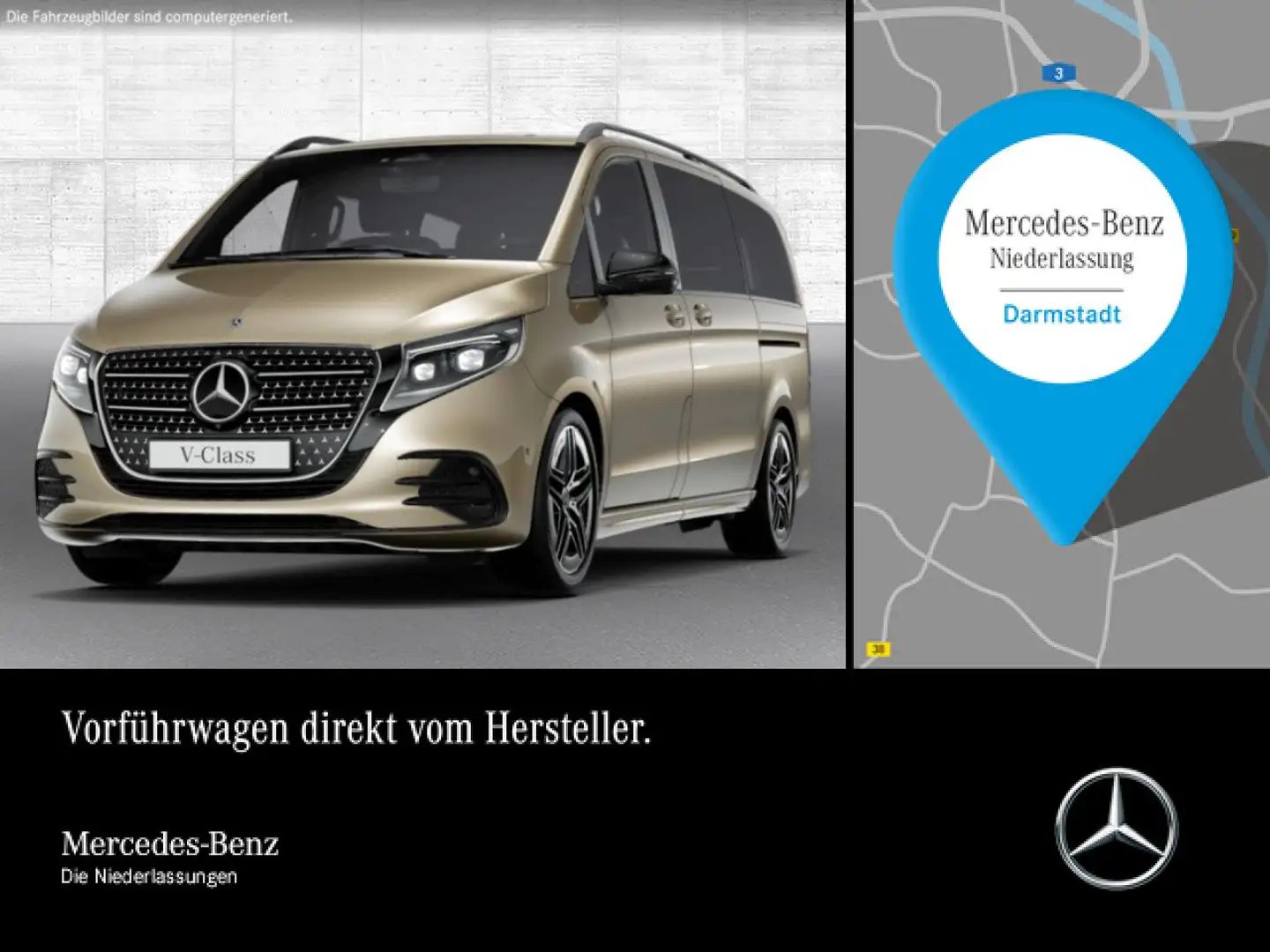 Mercedes-Benz V 300 d 4M EXCLUSIVE+Allrad+AMG+9G+AHK+StandHZ+DIS Gold - 1