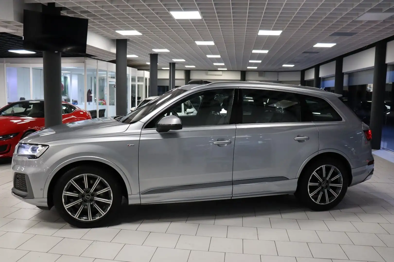 Audi Q7 45 TDI Quattro S Line|1HAND|PANO|B&O|ACC| Zilver - 2