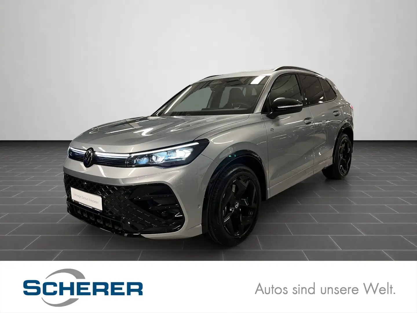 Volkswagen Tiguan 2.0 TDI R-Line Balck Style, DSG, AHK,IDA, Silber - 1