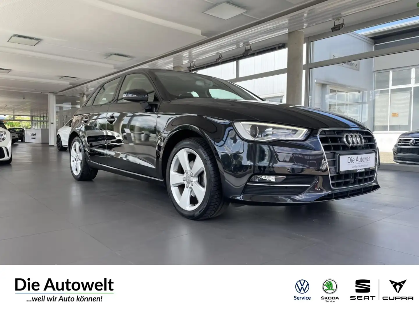 Audi A3 Sportback ambition 1.4 S-TRONIC XENON PDC ACC Schwarz - 1