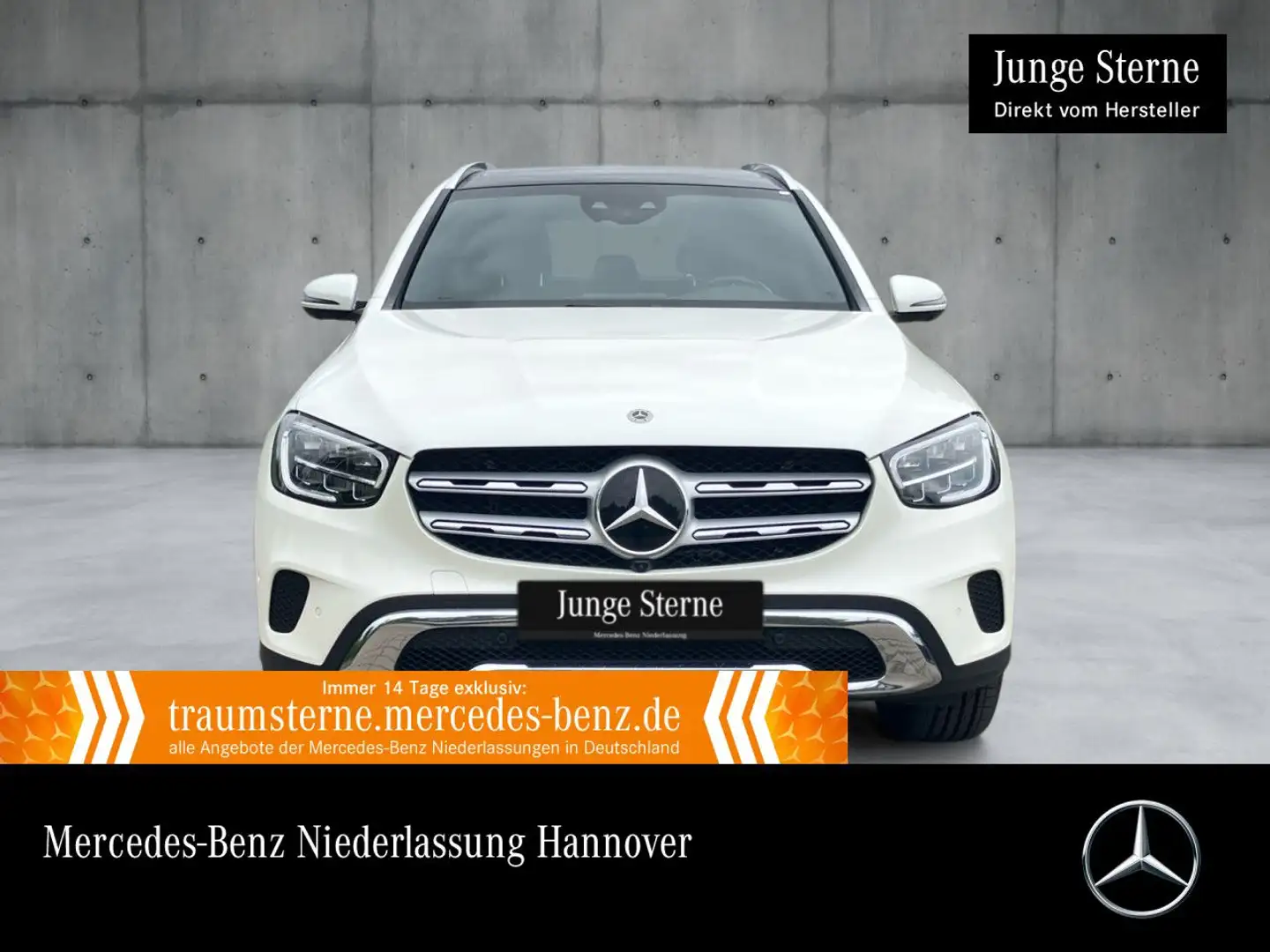 Mercedes-Benz GLC 300 de 4M PANO+360+AHK+LED+FAHRASS+BURMESTER Weiß - 1