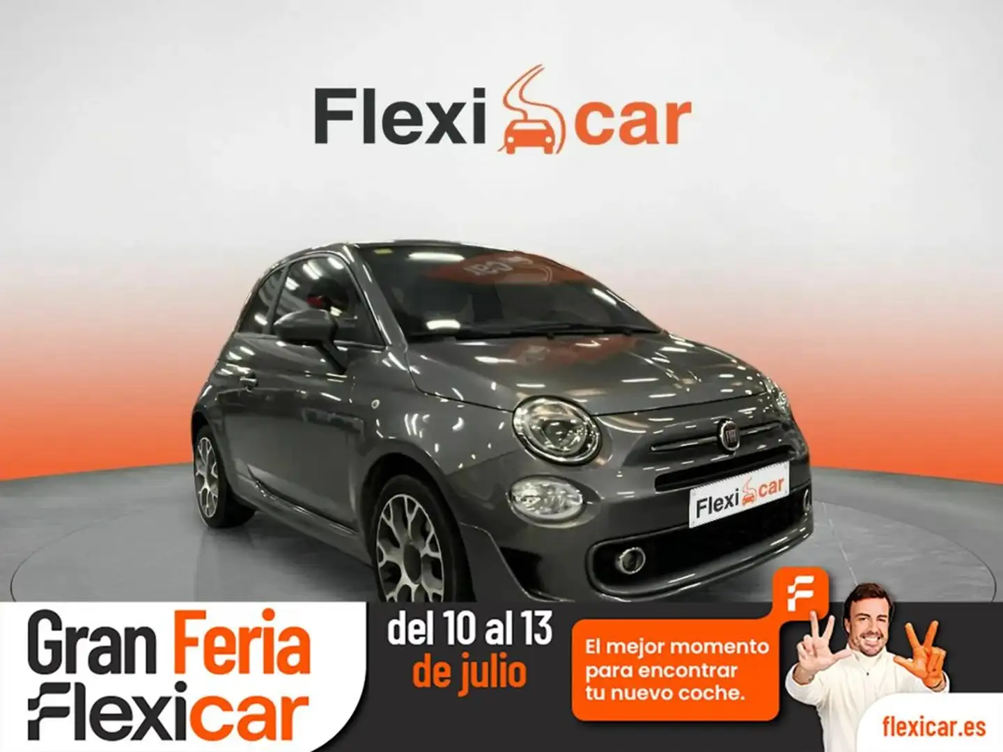 Fiat 500 1.2 S Gris - 1