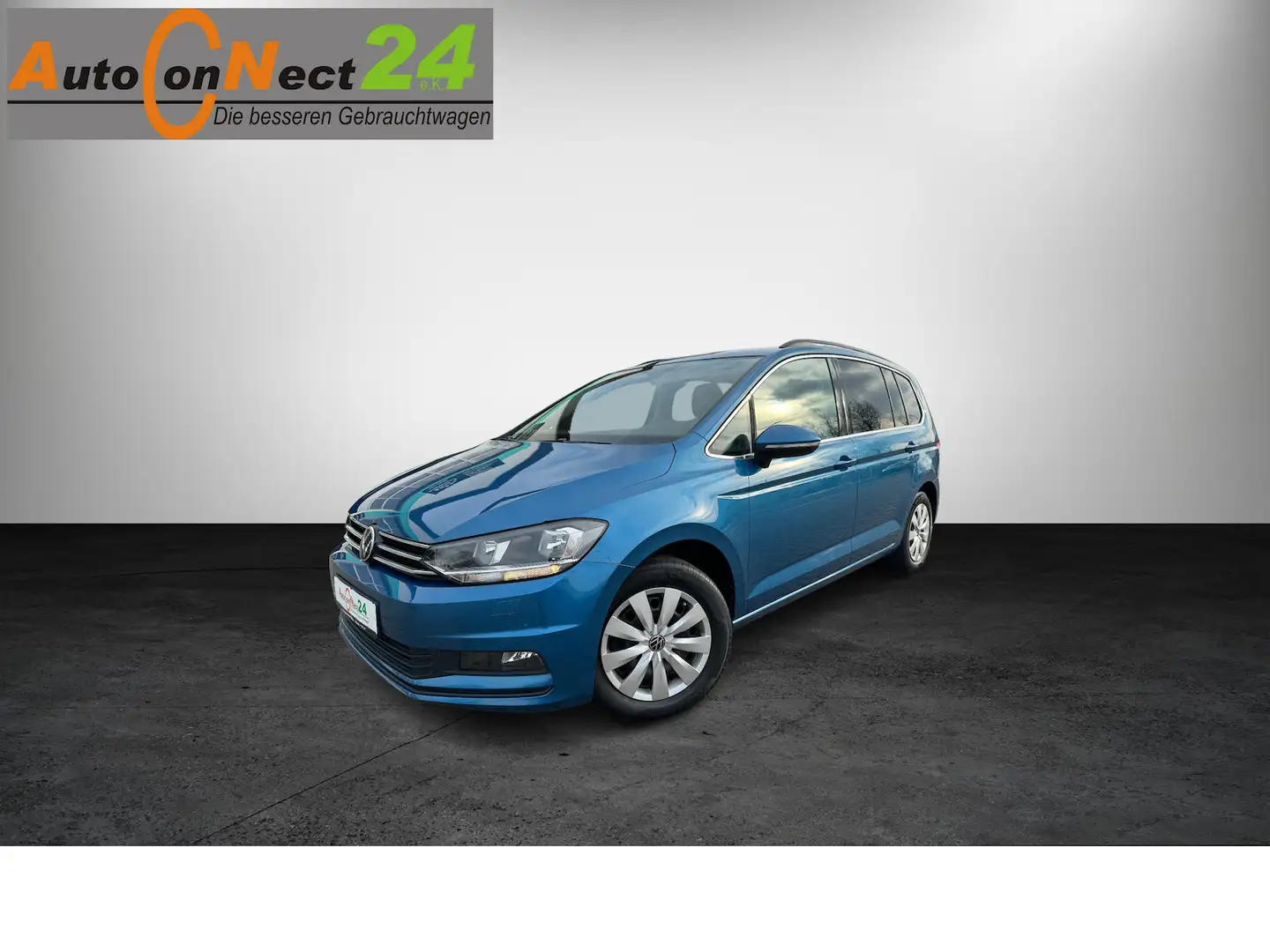 Volkswagen Touran 1.5 TSi Comfortline+ *DSG/Navi-App/7-Sitze* Azul - 1