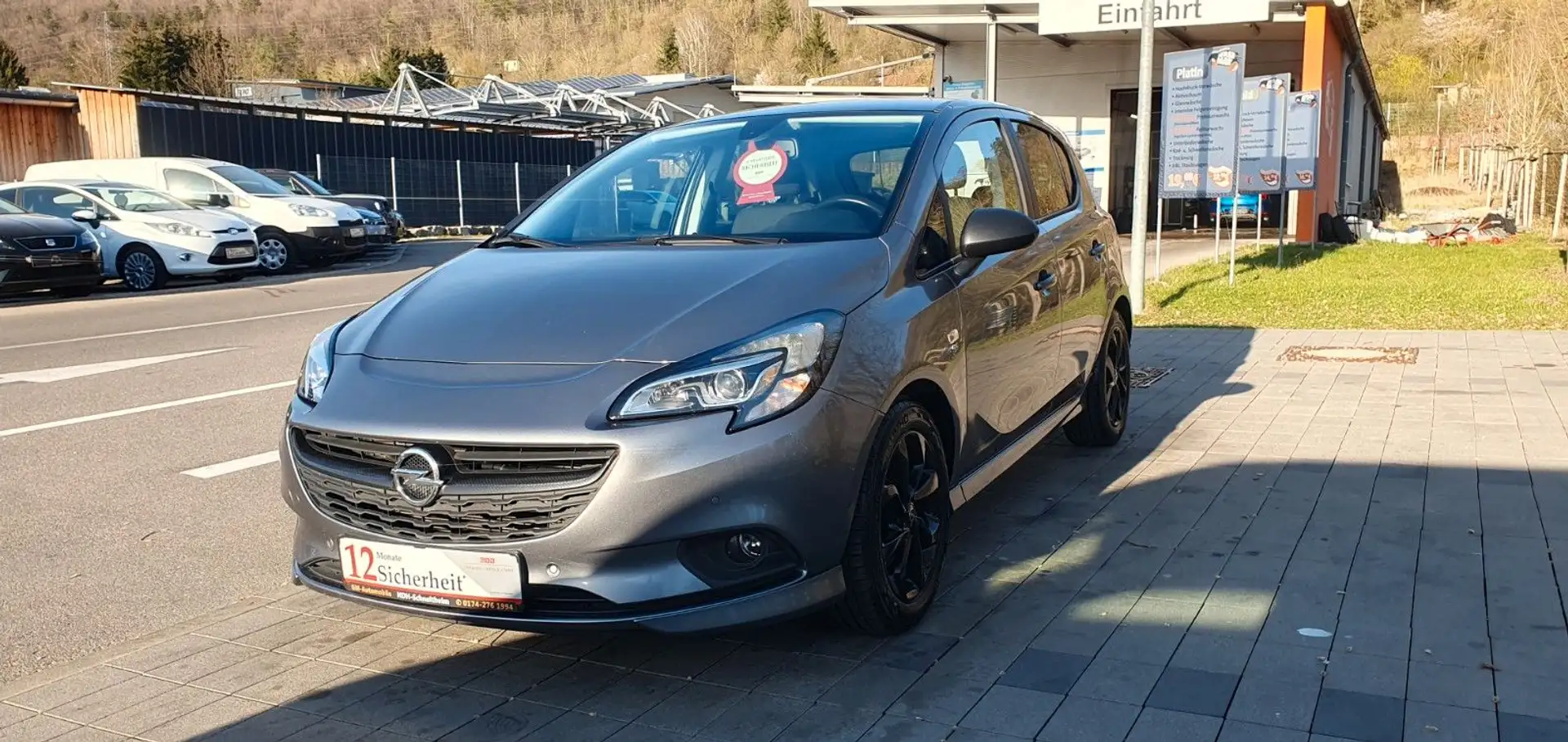 Opel Corsa E Color Edition ecoFlex*NAVI*RFK*LKZ*SHZ* Grau - 1