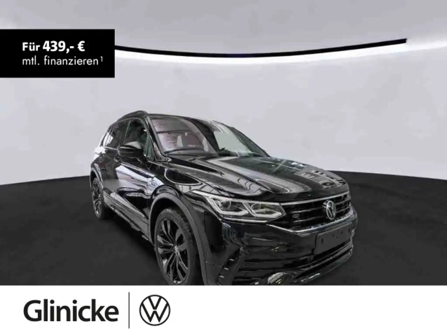 Volkswagen Tiguan 2.0 TDI DSG R-Line 4Motion AHK Pano RüKa Schwarz - 1