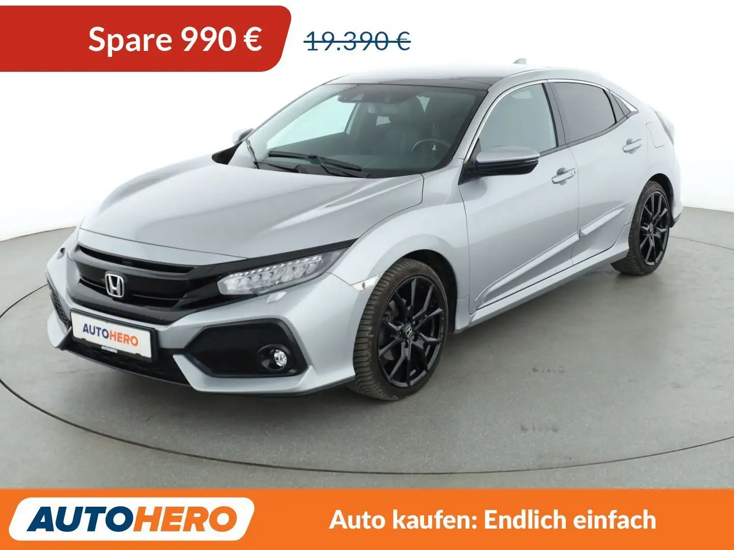Honda Civic 1.0 VTEC Executive Premium Aut*NAVI*LED*ACC*CAM* Gris - 1