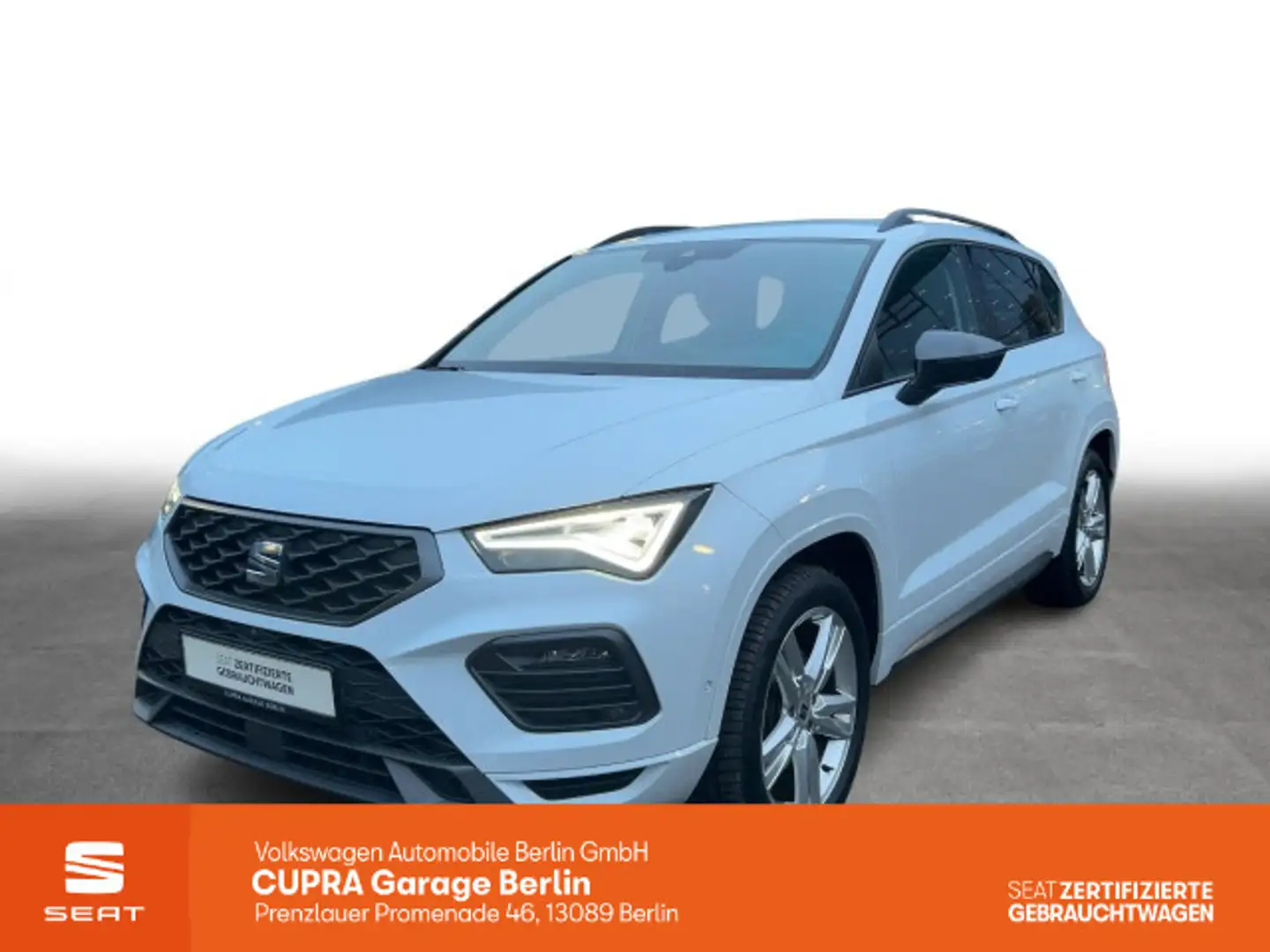 SEAT Ateca 2.0 TSI DSG FR 4Drive Navi LED SHZ PDC Weiß - 1