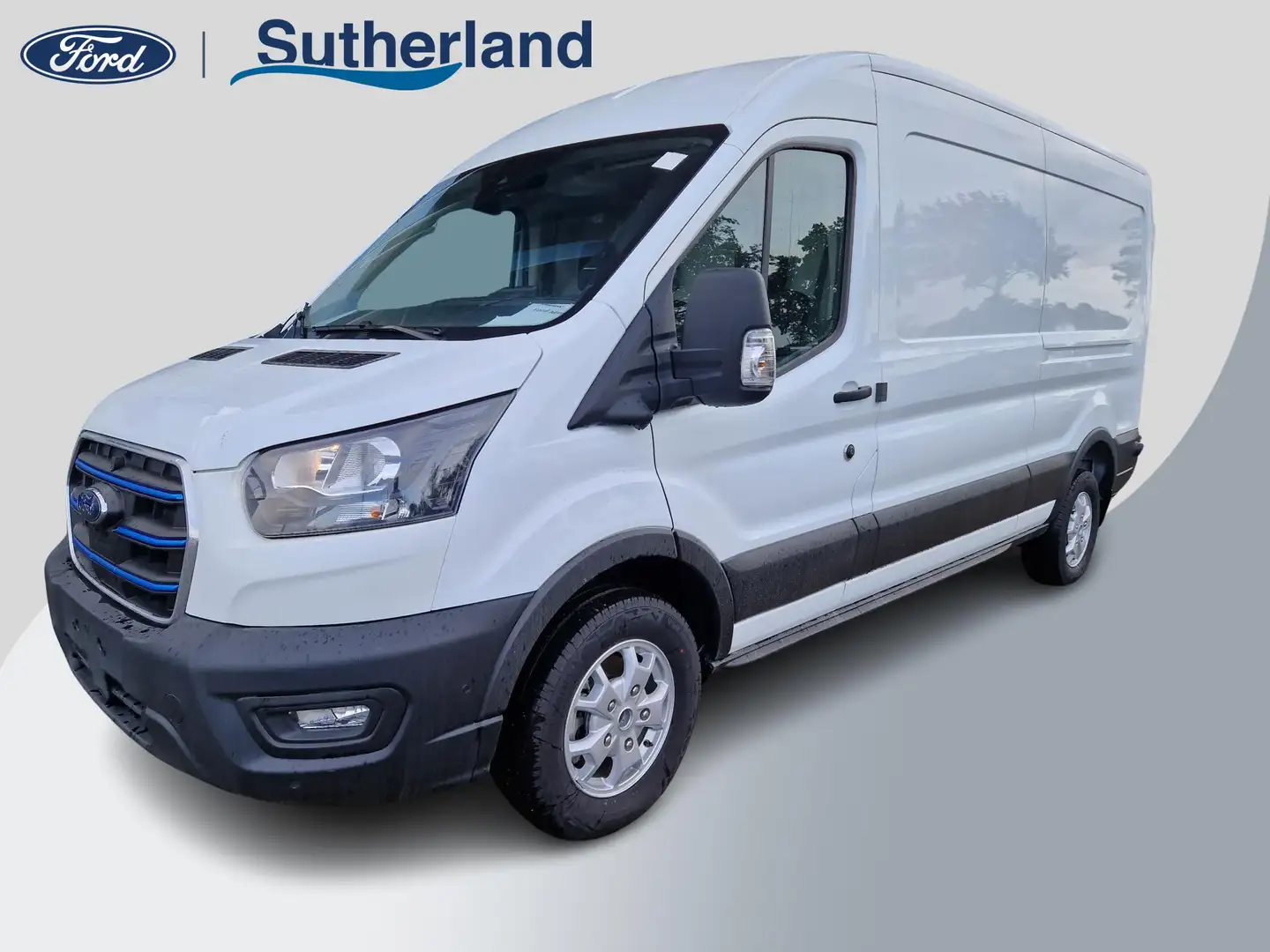 Ford E-Transit 350 L3H2 Trend 68 kWh Voorraad | Nieuw | Driver As Wit - 1