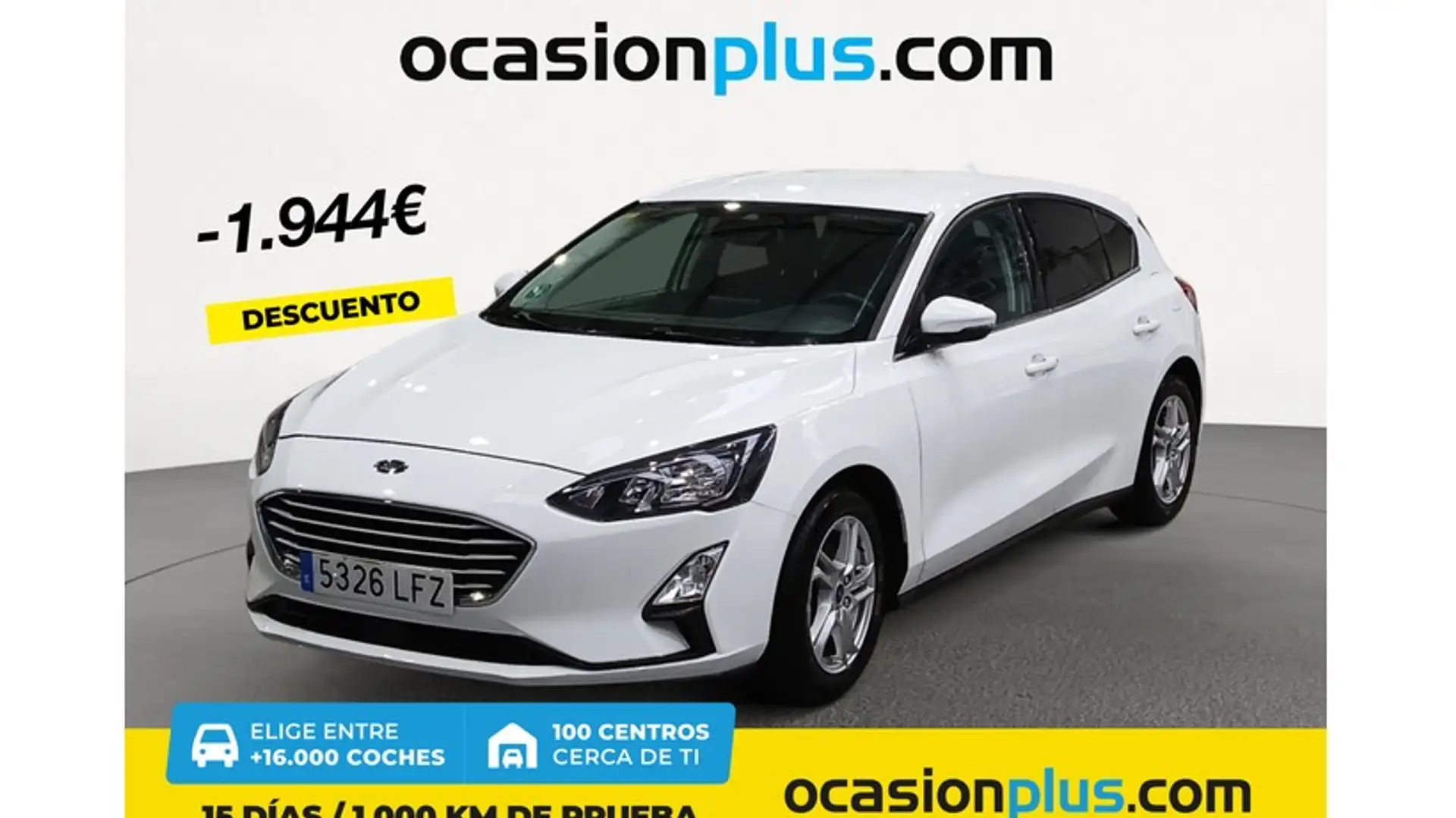 Ford Focus 1.0 Ecoboost Trend+ 125 Blanc - 1