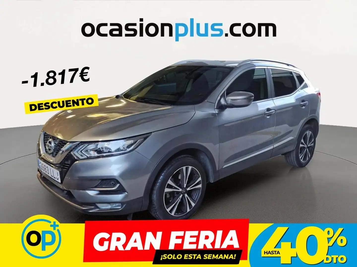 Nissan Qashqai 1.5dCi N-Connecta 4x2 85kW Gris - 1