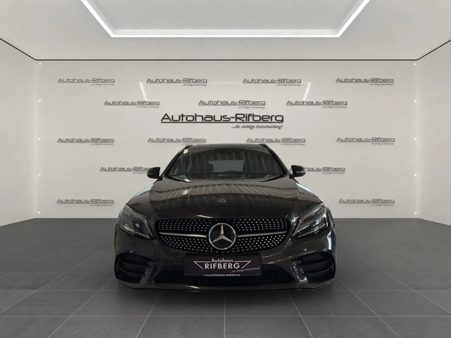 Mercedes-Benz C 220 T d AMG/AUT/COMAND/LED/AHK/PANO/HUD/DISTR Gris - 2