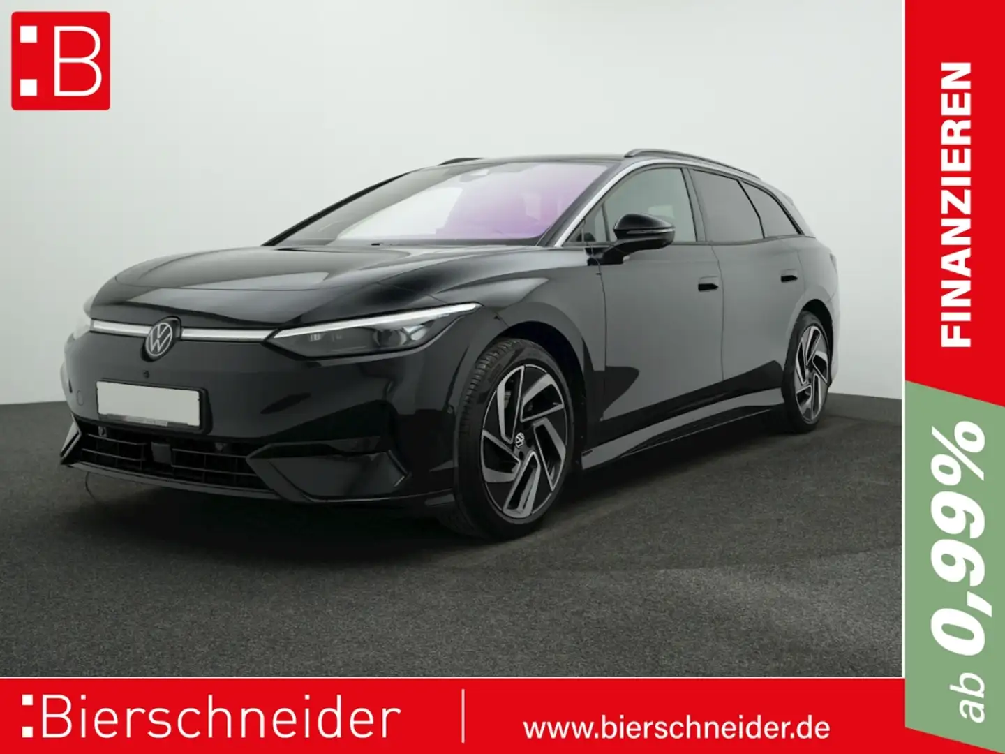 Volkswagen ID.7 Tourer Pro WÄRMEPUMPE 5-J-GAR HK AHK HuD 360 Schwarz - 1