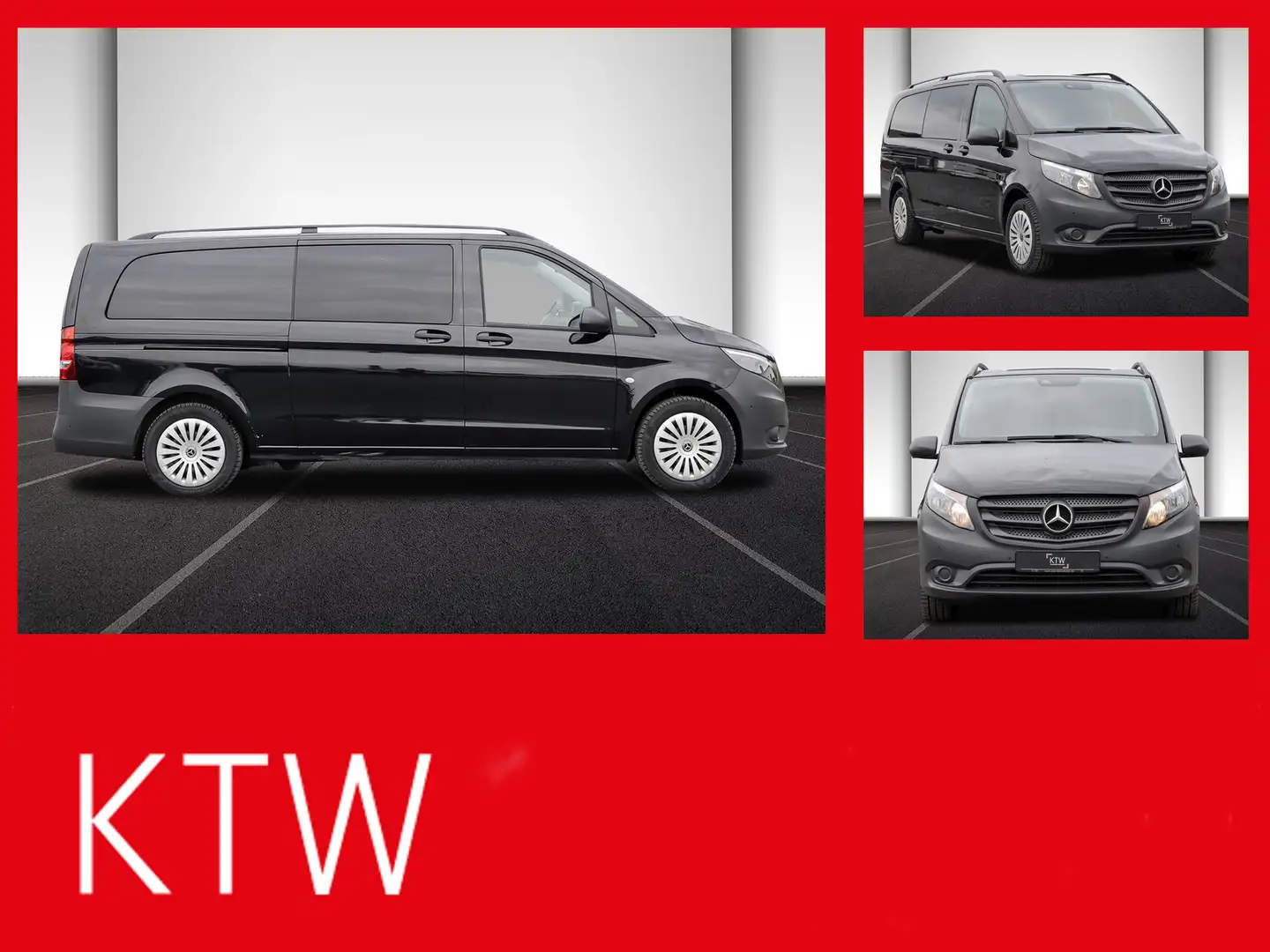 Mercedes-Benz Vito 116TourerPro ,Extralang,2xKlima,Kamera,AHK Noir - 1