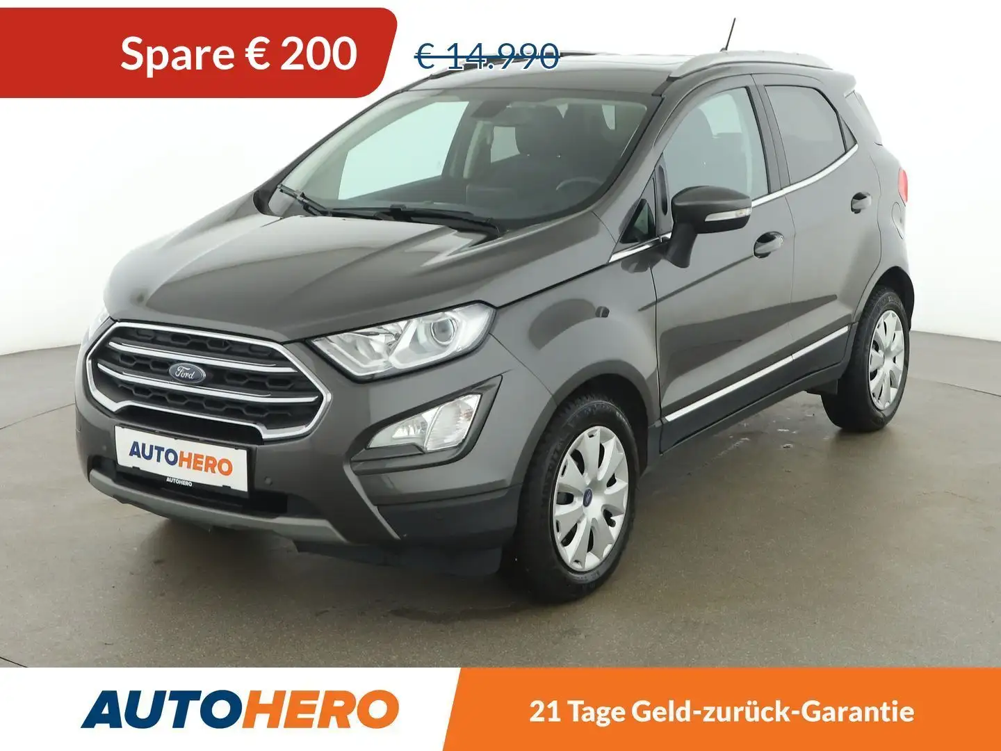 Ford EcoSport 1.5 EcoBlue TDCi Titanium *TEMPO*CAM*TOT*NAVI* Grau - 1