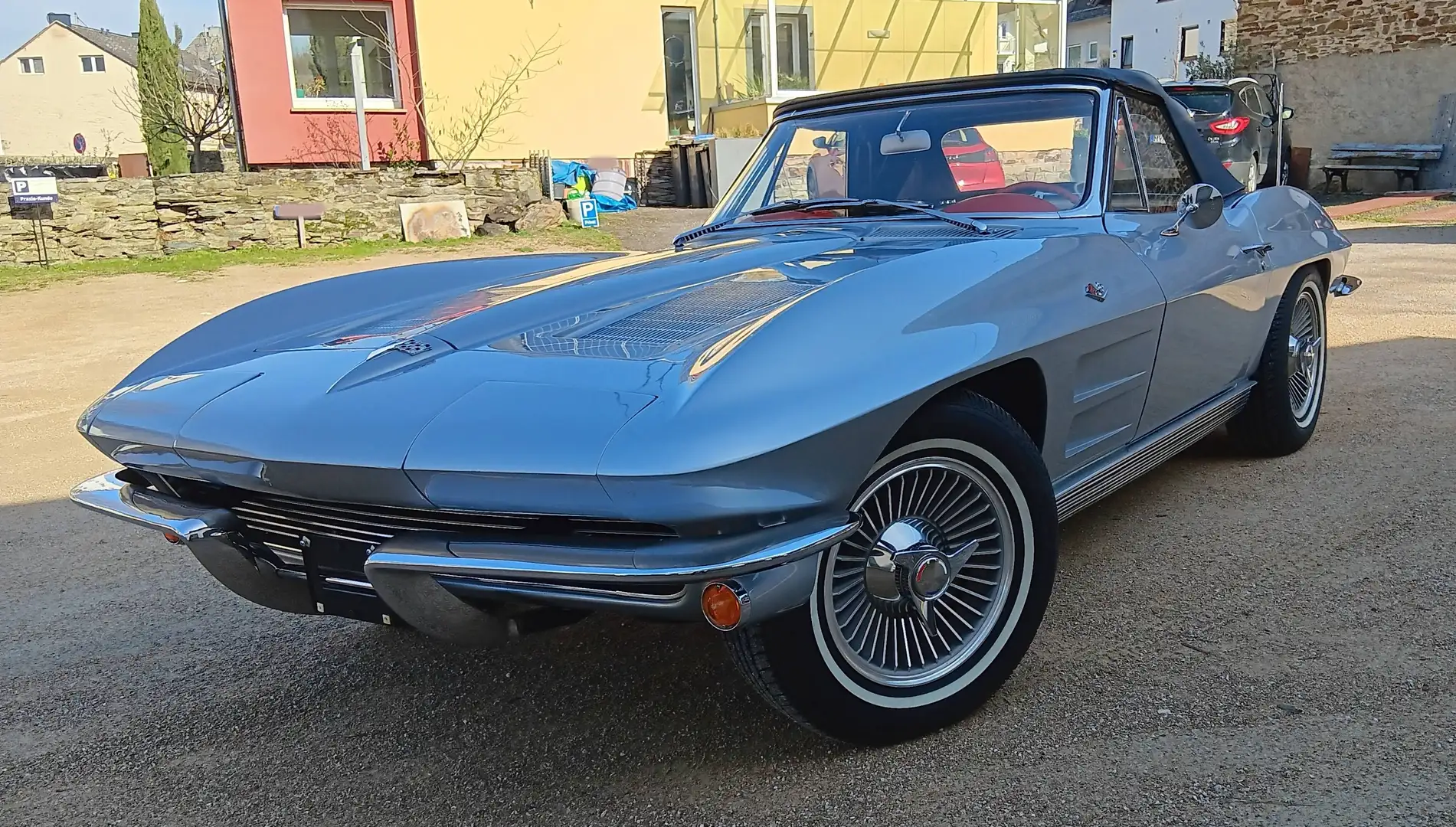 Corvette C2 1963er Stingray Cabrio Silber - 2