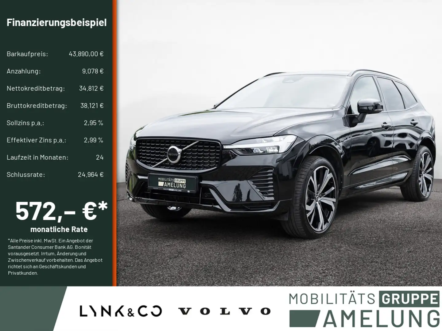 Volvo XC60 B5 AWD Plus Dark KAMERA FACEL. LED PANO Schwarz - 1