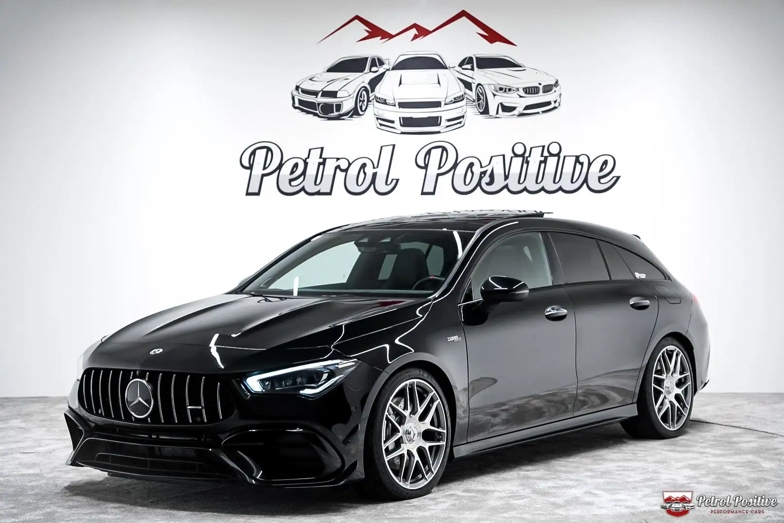 Mercedes-Benz CLA 45 AMG 4MATIC Shooting Brake SPORTSITZE*PANO*VOLLAUSSTAT Schwarz - 1