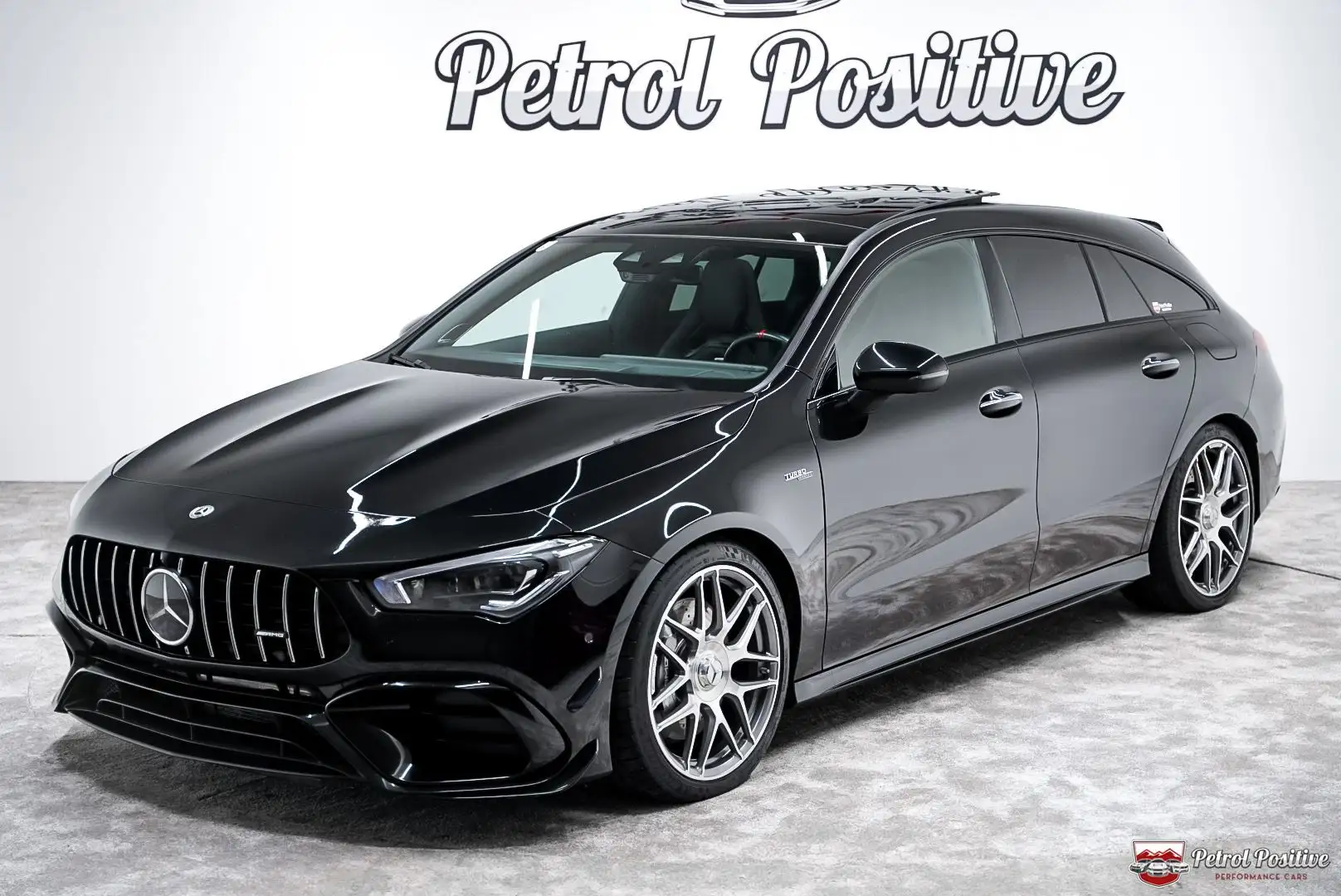 Mercedes-Benz CLA 45 AMG 4MATIC Shooting Brake SPORTSITZE*PANO*VOLLAUSSTAT Schwarz - 2