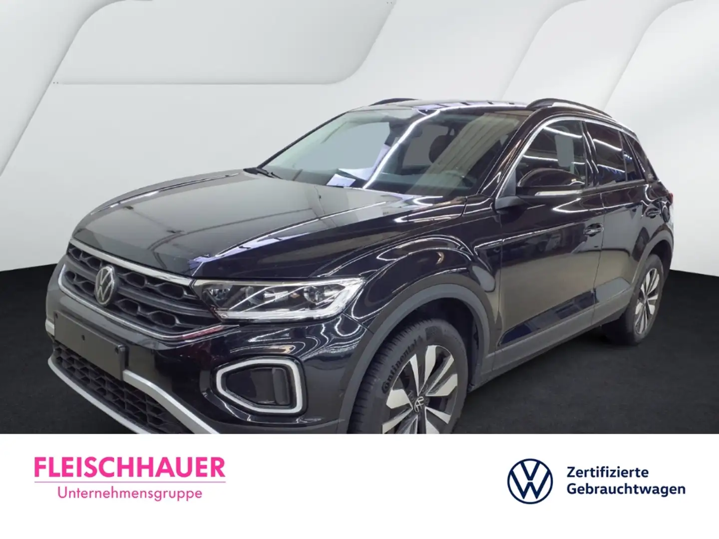 Volkswagen T-Roc Goal 2.0 Life DSG AHK Navi Digitales Cockpit LED A Schwarz - 1