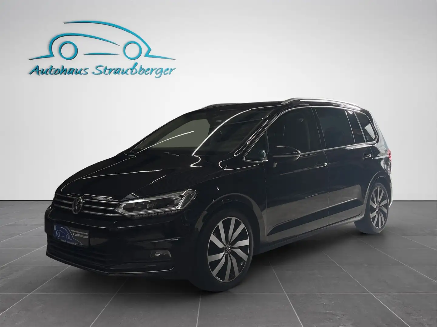 Volkswagen Touran Highline ACC RFK SHZ LRHZ AHK LED STHZ Noir - 2