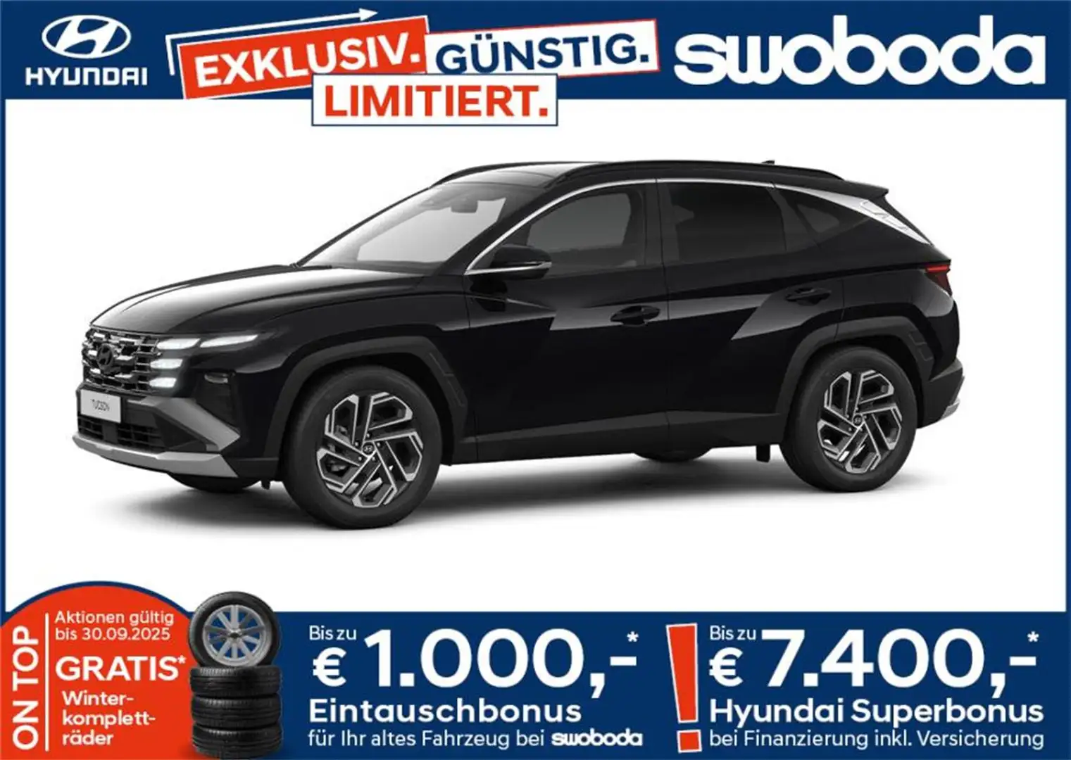 Hyundai TUCSON Tucson NX4 Smart Line 1,6 T-GDi PHEV 2WD t5ps1-PP3 Schwarz - 1