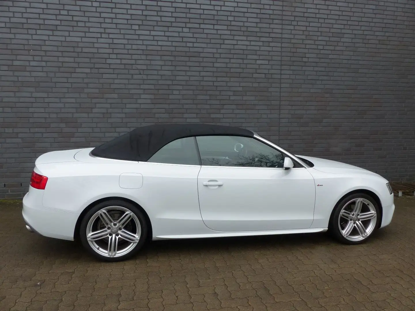 Audi A5 Cabriolet 1.8 TFSI S-Line/Navi/Xenon/Leder Weiß - 2