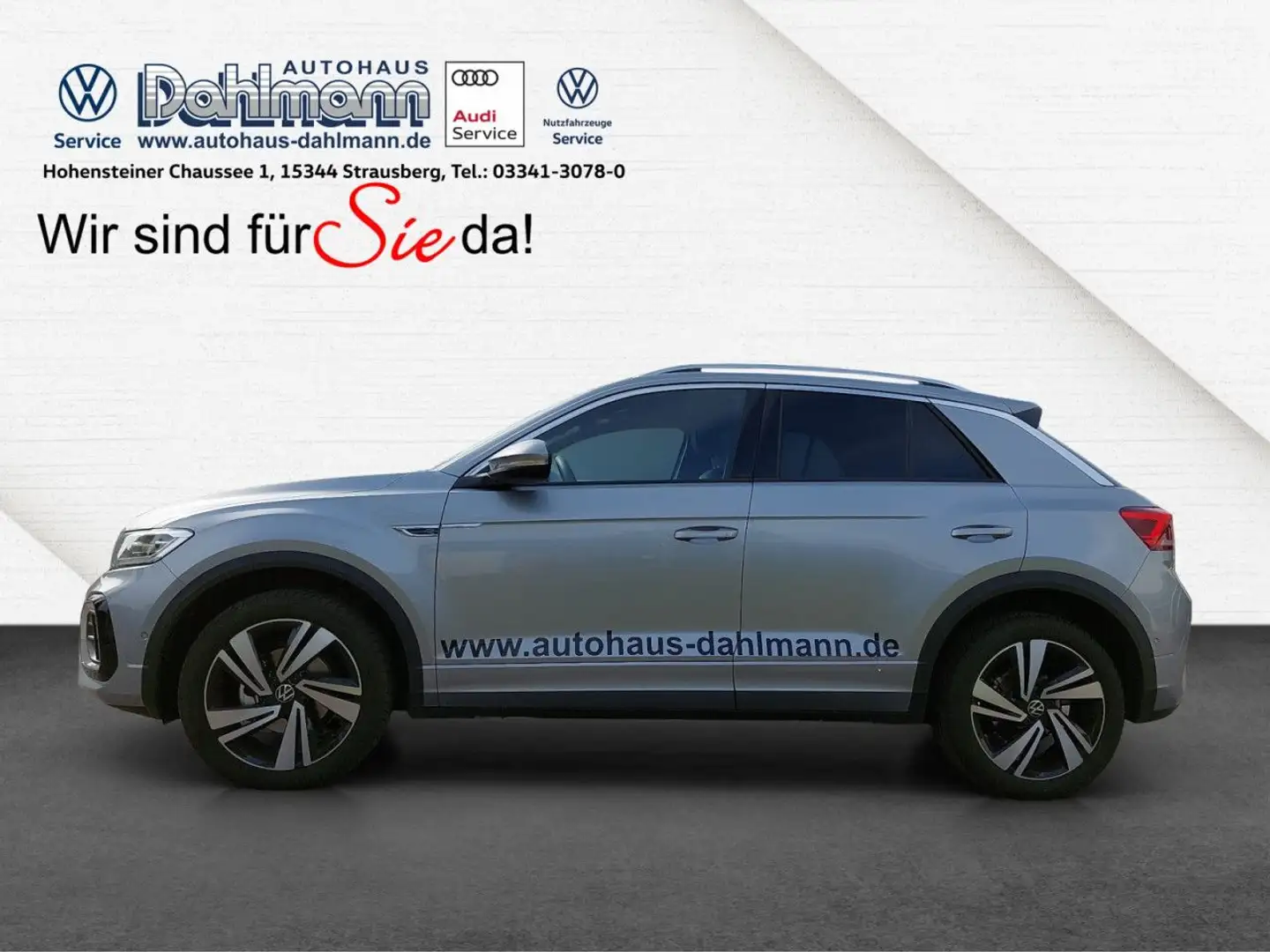 Volkswagen T-Roc T ROC 1.5 TSI DSG+R LINE+LED PLUS+RFK+APPCONNRCT Silber - 2