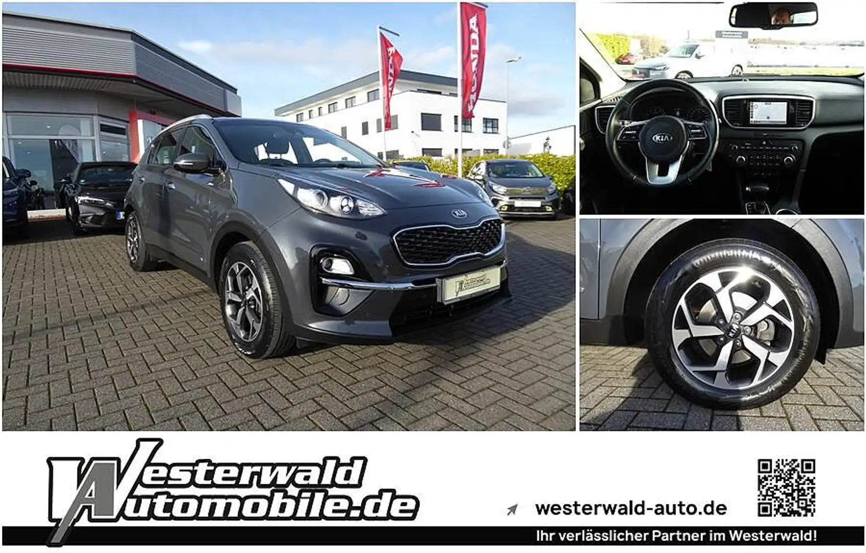 Kia Sportage 1.6 T-GDI AWD DCT VISION / KOMFORT-P. Grau - 1