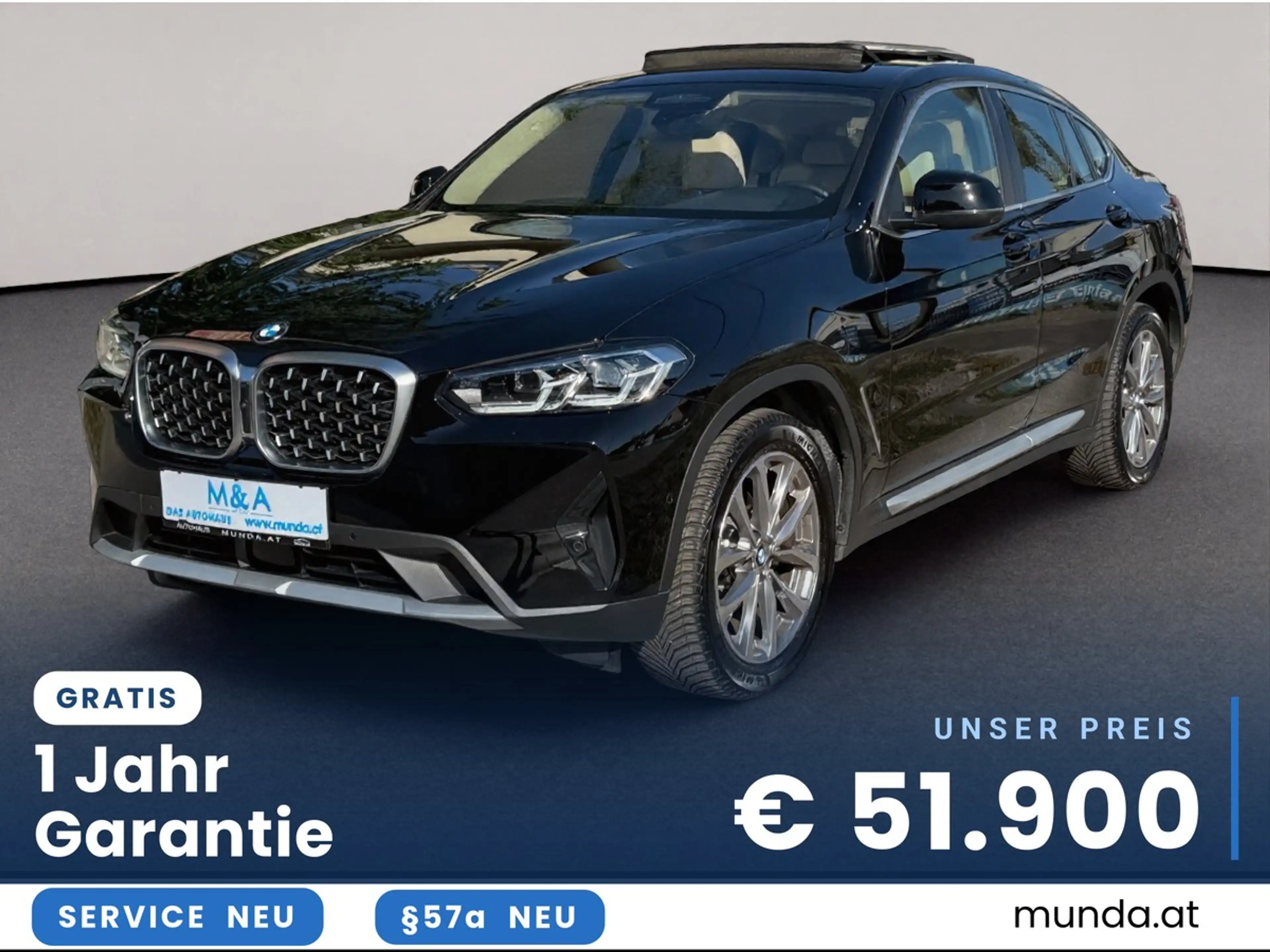 BMW X4 xDrive 20d Mild-Hybrid/11.407km/Pano/Werksgarantie