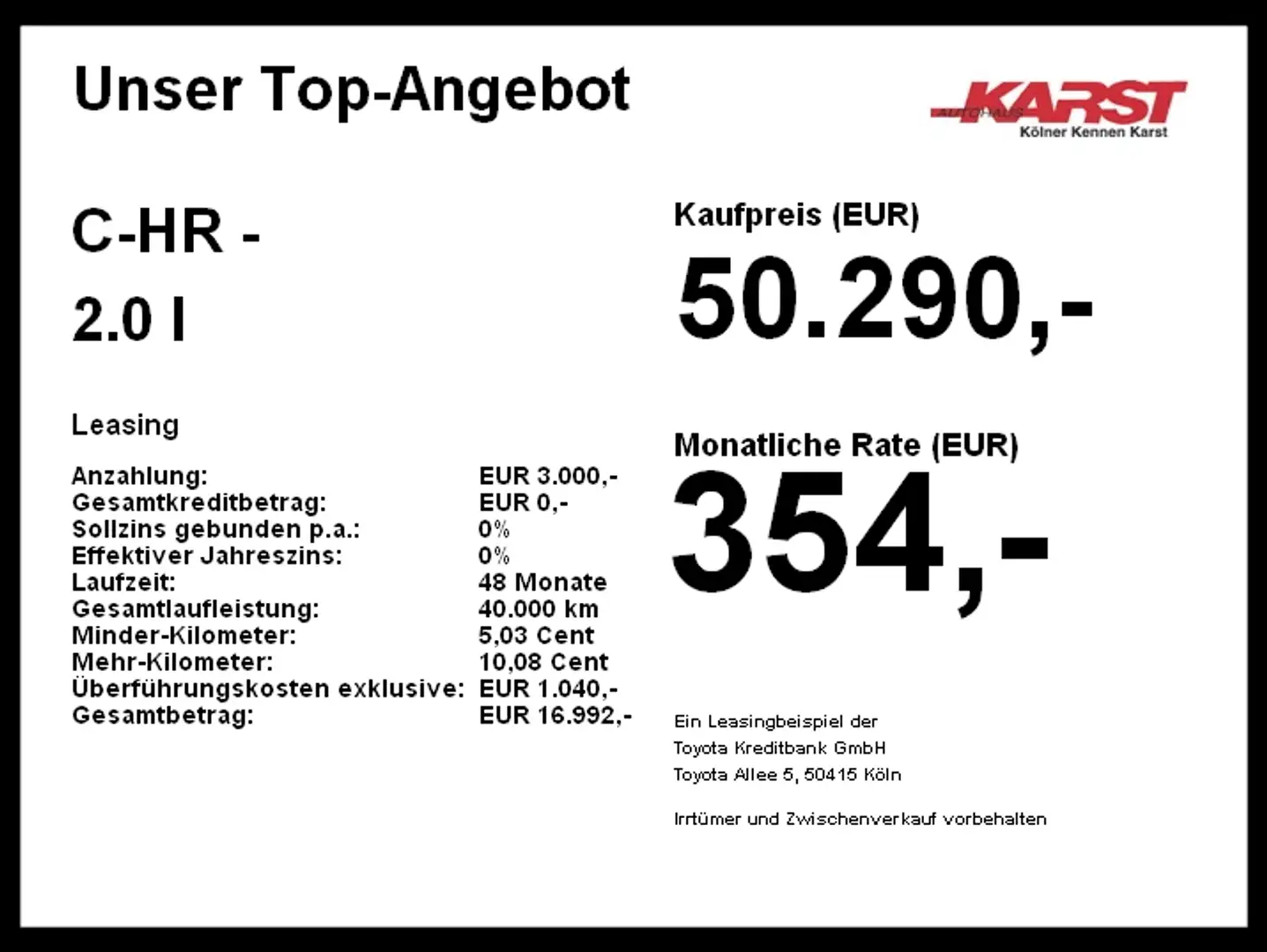 Toyota C-HR - 2.0 l Plugin 4x2 360 Kamera, Marrone - 2