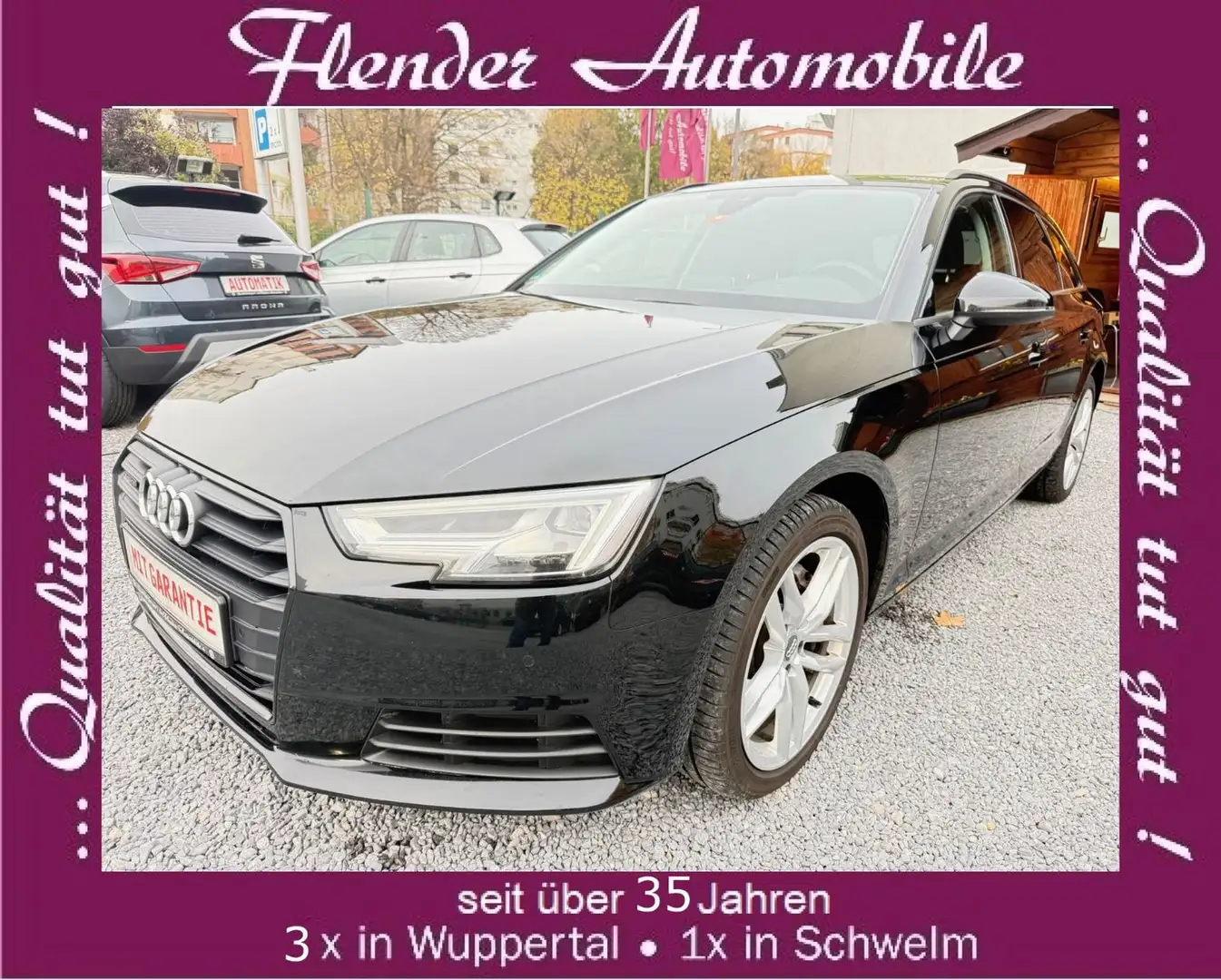 Audi A4 Avant quattro inkl. 3 Jahre Hausgarantie Noir - 1