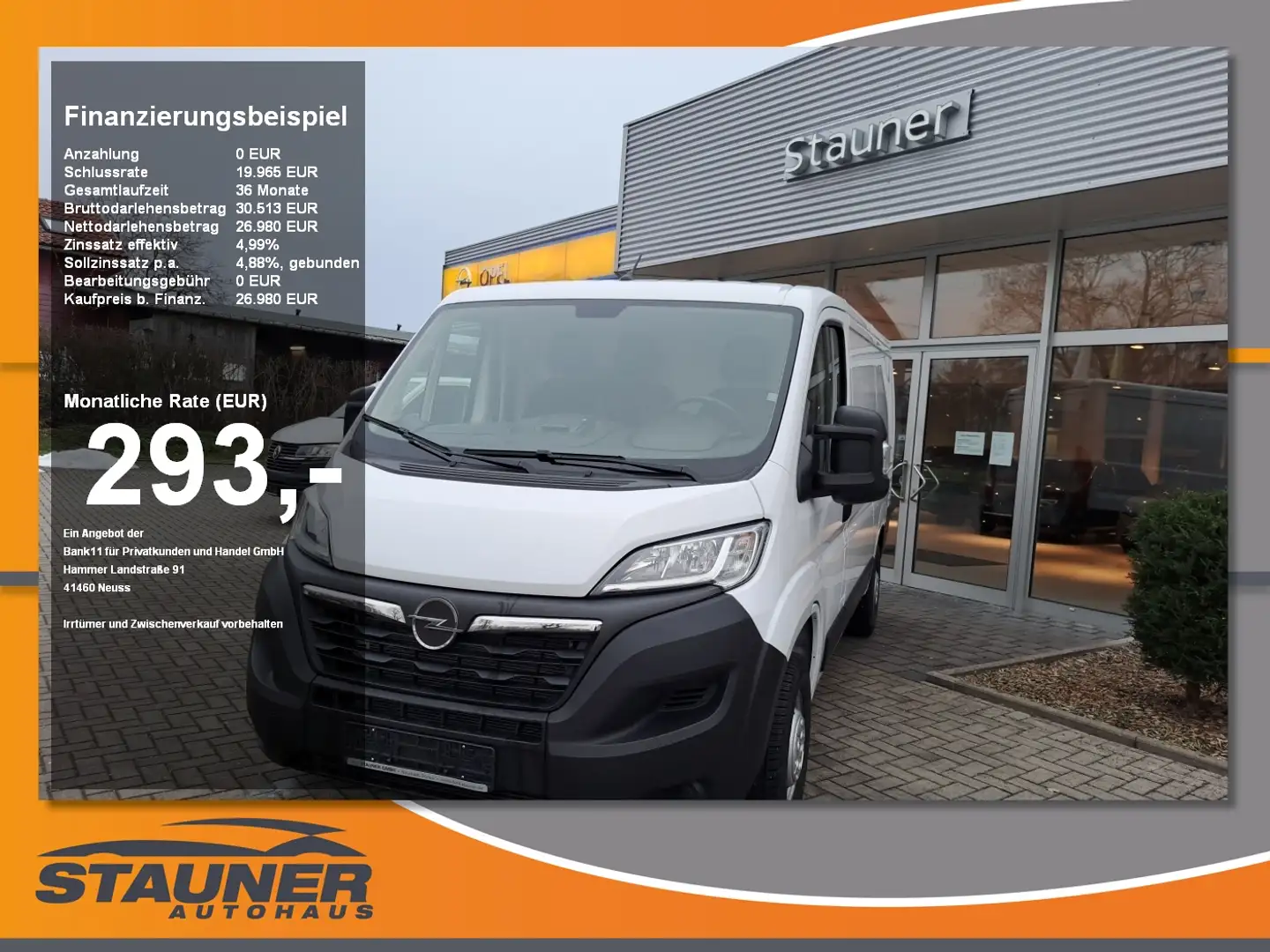 Opel Movano C 2.2 Diesel 140 L2H1 3.5t Ka Edition Klima Blanc - 1