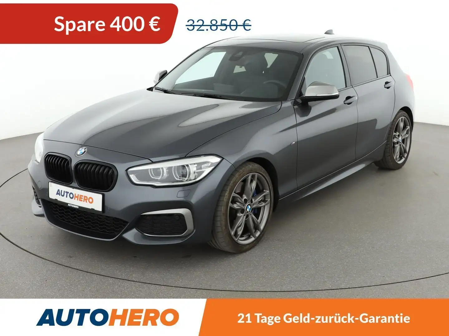 BMW 140 M140i Aut.*NAVI*LED*TEMPO*CAM*H&K*PDC*SHZ* Grau - 1