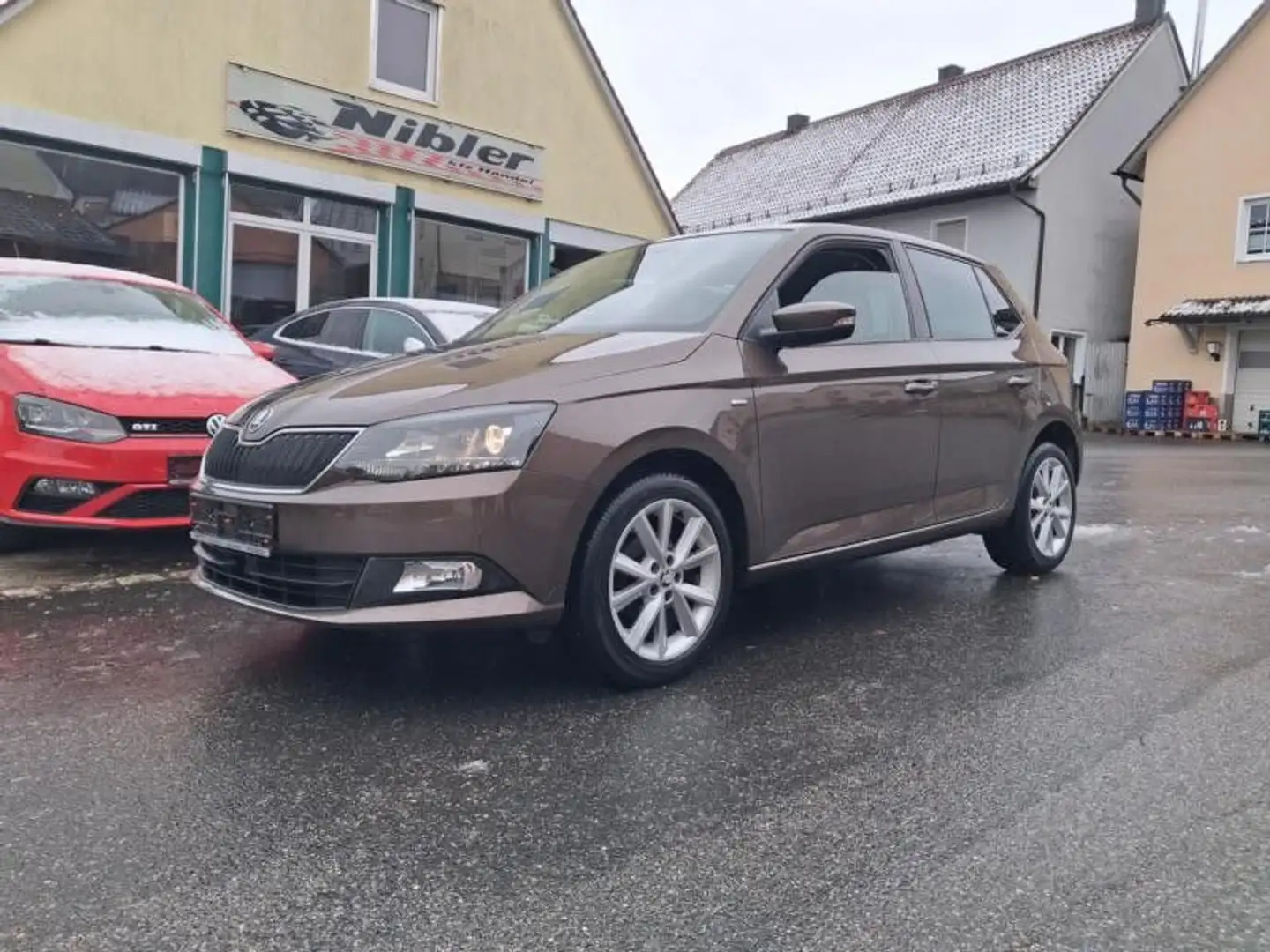 Skoda Fabia Clever 1.0 TSI PDC+KLIMA+SITZHZ.+BLUET. Braun - 1