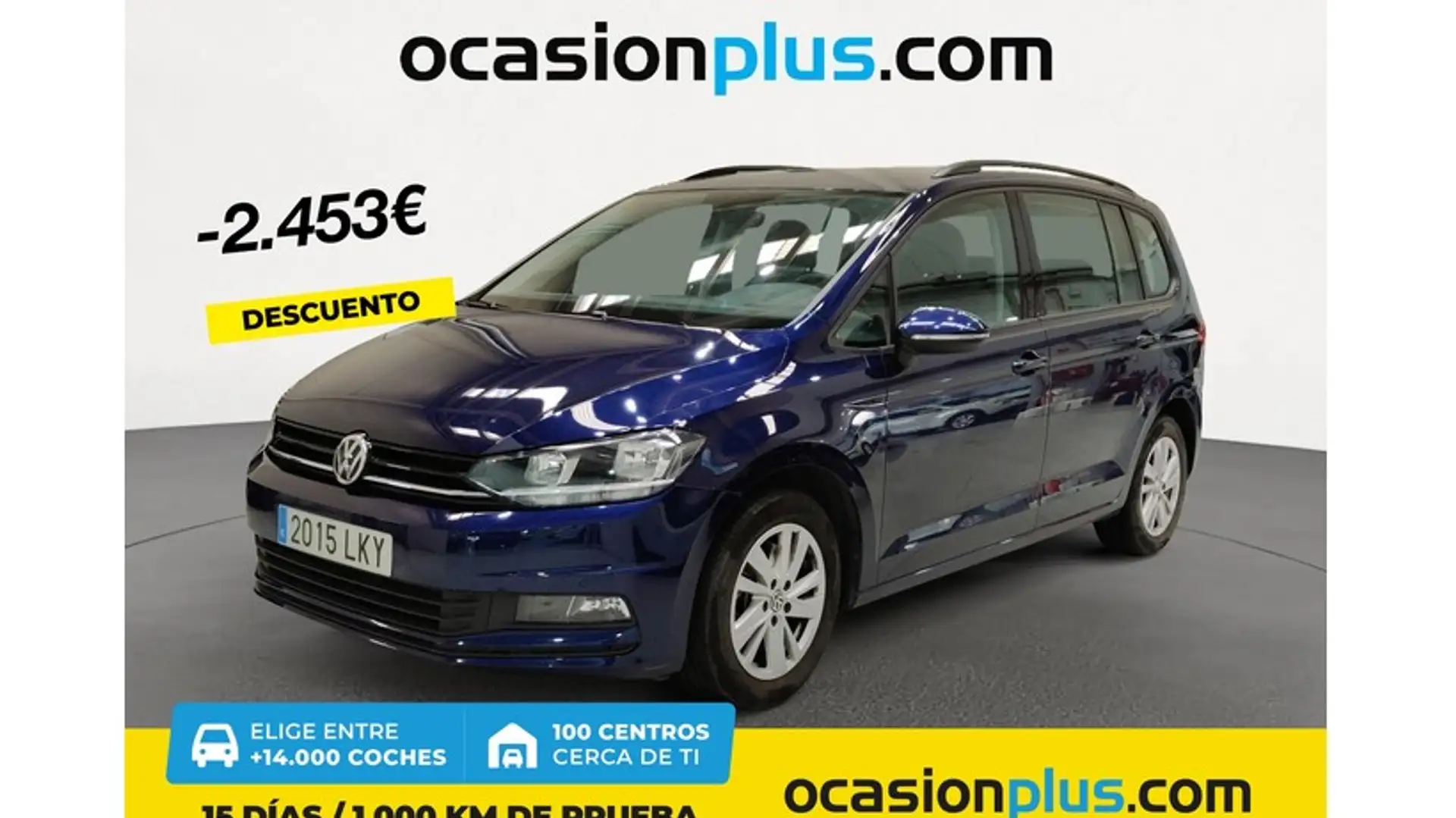 Volkswagen Touran 2.0TDI CR BMT Business DSG7 85kW Bleu - 1