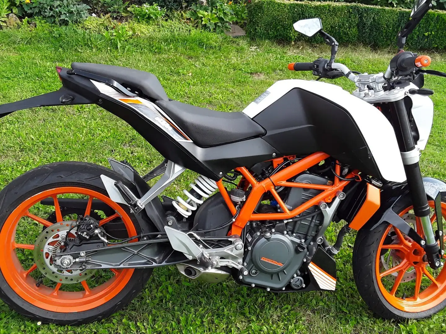 KTM 390 Duke Bílá - 2