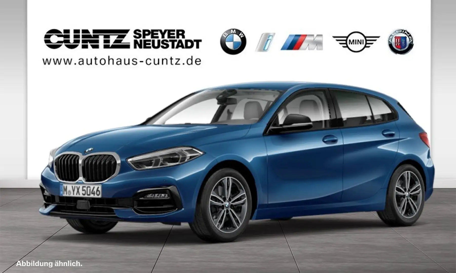 BMW 120 d Hatch DAB LED WLAN AHK Klimaaut. PDC Blau - 2