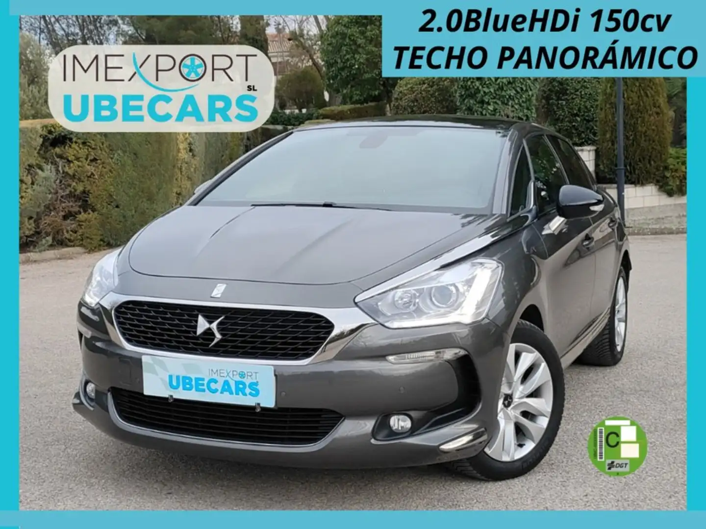 DS Automobiles DS 5 BlueHDi 110kW (150CV) Design Gris - 1