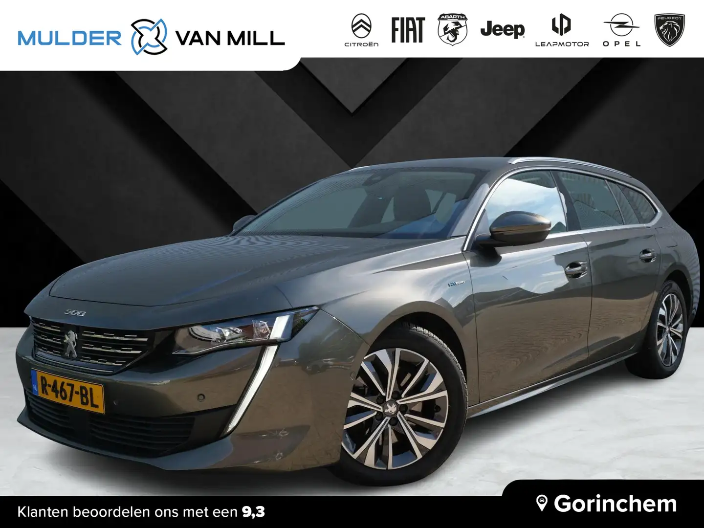 Peugeot 508 SW Allure Pack 1.6 Turbo 225pk Hybrid e-EAT8 | NAV Grijs - 1