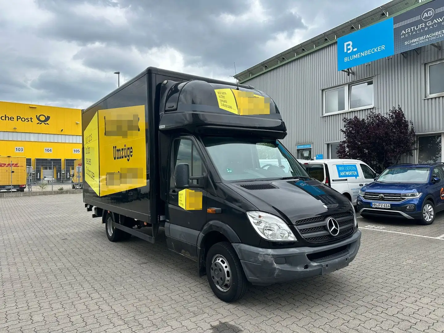 Mercedes-Benz Sprinter 513 CDI Koffer LBW Autom. Topsleeper Noir - 2