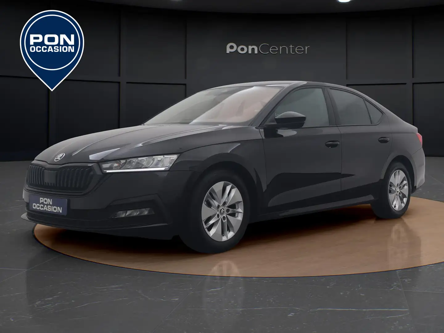 Skoda Octavia 1.0 e-TSI Sport Business | Navigatie | Trekhaak | Zwart - 1