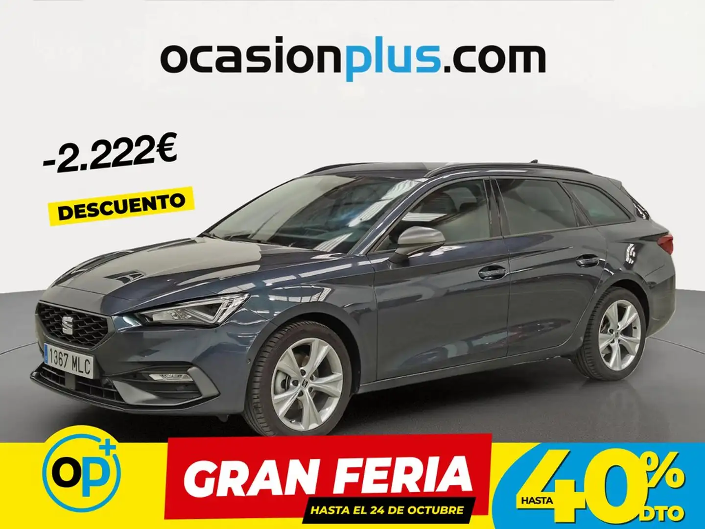 SEAT Leon ST 1.5 eTSI S&S FR Special Edition DSG-7 150 Gris - 1