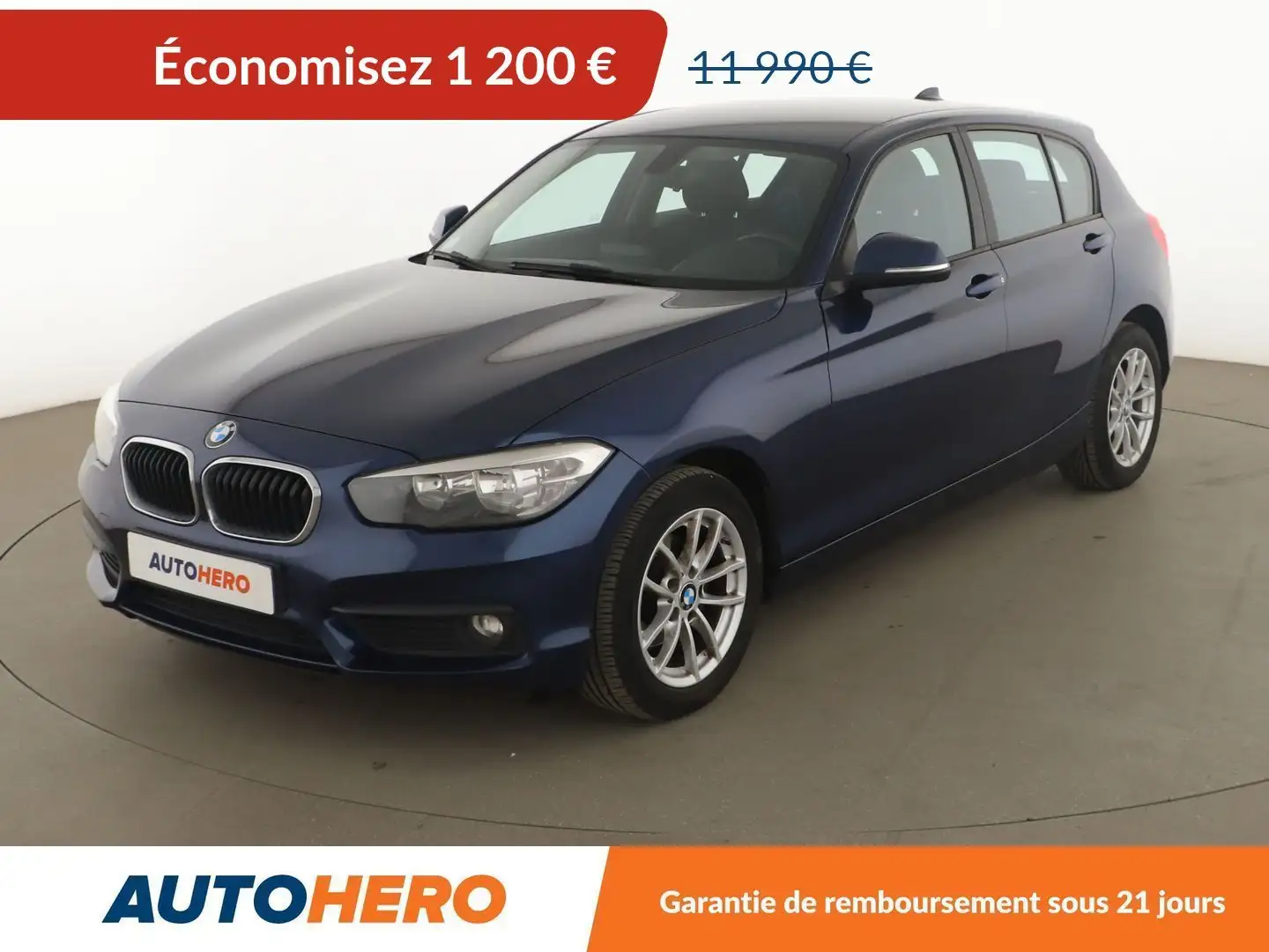 BMW 114 114d Bleu - 1