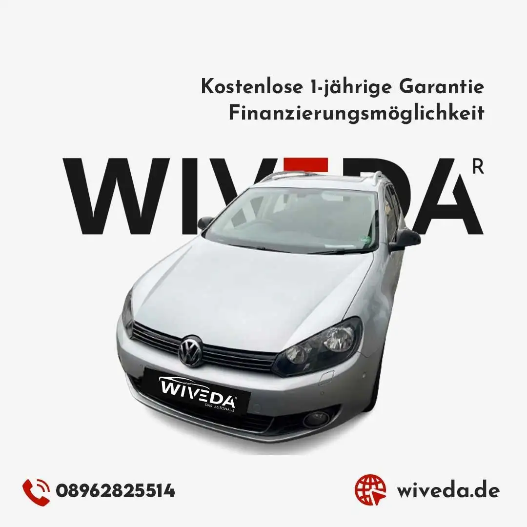 Volkswagen Golf VI Variant Style 1.4 TSI DSG~PANORAMA~NAVI~ Silber - 1