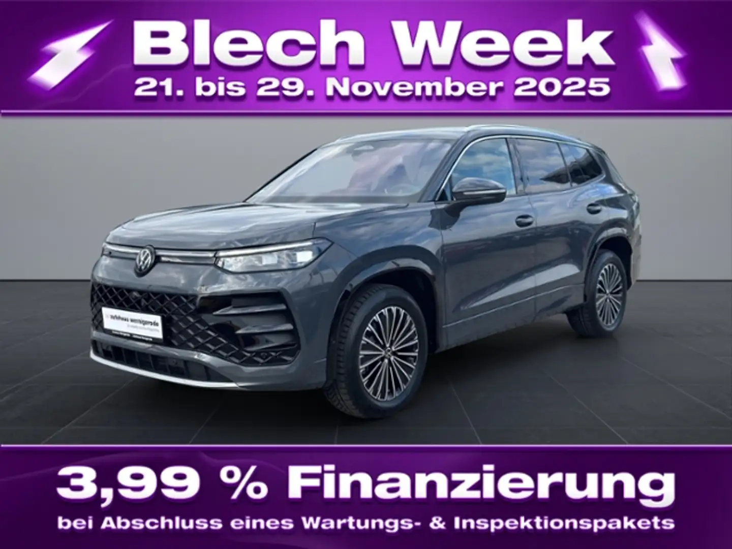 Volkswagen Tayron R-Line 2.0TDI DSG 4M *StndHzg*HUD*AHK* Grau - 1