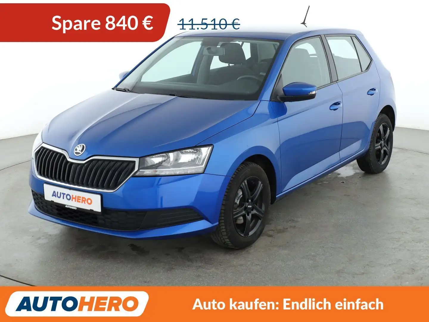 Skoda Fabia 1.0 MPI Ambition*LIMITER*SHZ*KLIMA* Bleu - 1