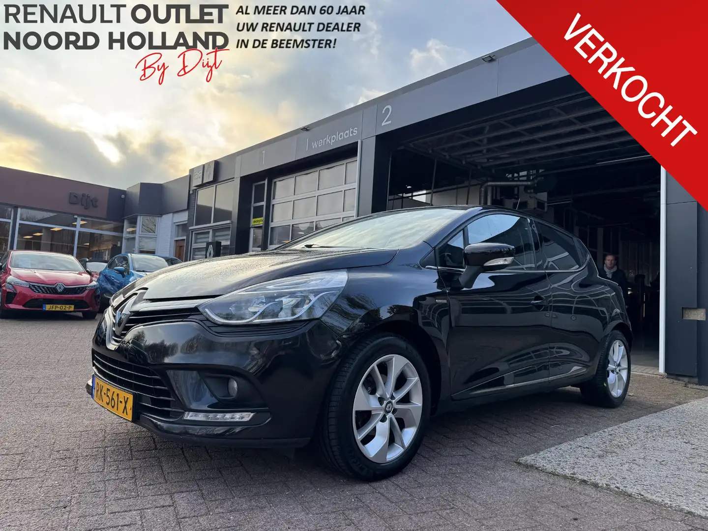 Renault Clio 0.9 TCe 90pk Limited 12-17!! Noir - 1